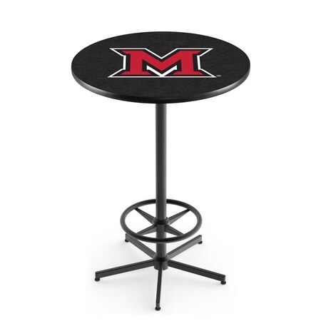 Holland Bar Stool Co 42" Black Miami (OH) Pub Table L216B4236Mia-OH
